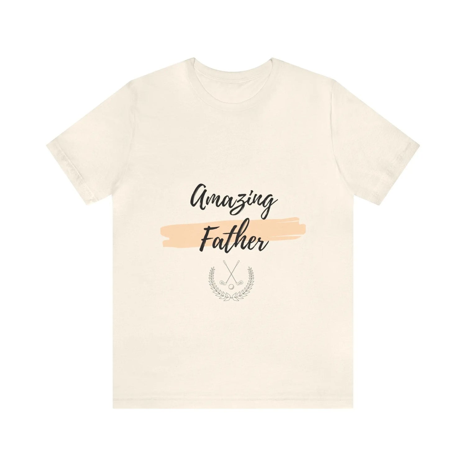 Amazing Father Unisex Jersey Short Sleeve Tee, Great Dad Xmas bday novelty short sleeve casual gift for every day use