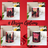 Ceramic Mug 11oz, (A) Personalized Valentines Couple Mug, Sweetheart Couples gift, Special Intimate gift, great Valentines Day gift The Aurora Touch