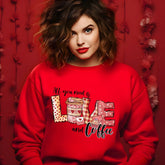 Unisex Garment-Dyed Sweatshirt, Valentines Day sweater, Valentine Lovers gift, Novelty Shirt, Girlfriend Valentine Gift, Warm cozy Sweater