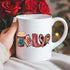 Ceramic Mug 11oz, Valentines Coffee Mug, special valentine gift, Cowboy girl mug, Horse lover gift, Country Girl, Gift for her The Aurora Touch