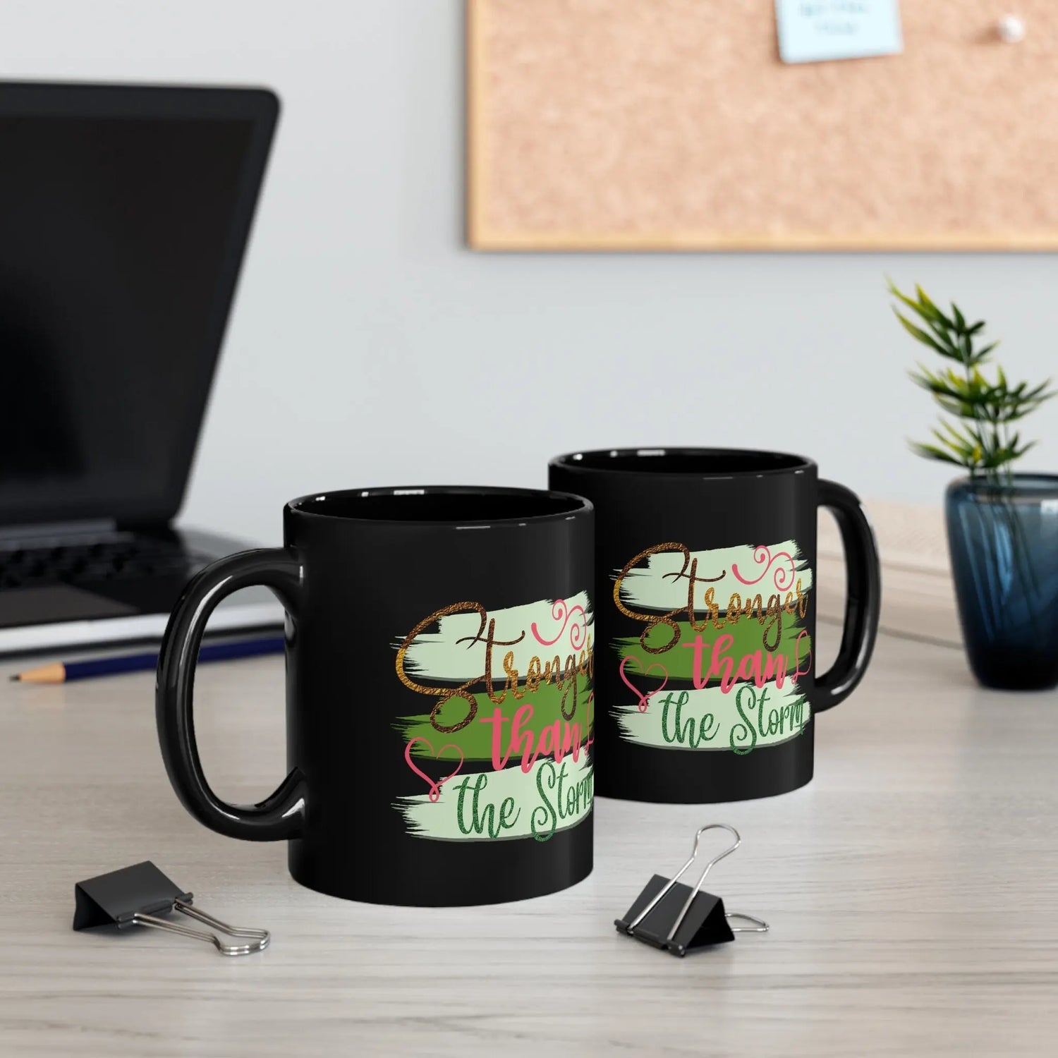 11oz Black Mug, Encouraging Coffee Mug, Empowering Mug, Mug with a Message, Printed on design, gift for the Young Teen, Cancer patient gift