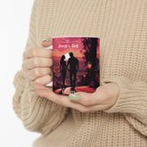 Ceramic Mug 11oz, (A) Personalized Valentines Couple Mug, Sweetheart Couples gift, Special Intimate gift, great Valentines Day gift The Aurora Touch