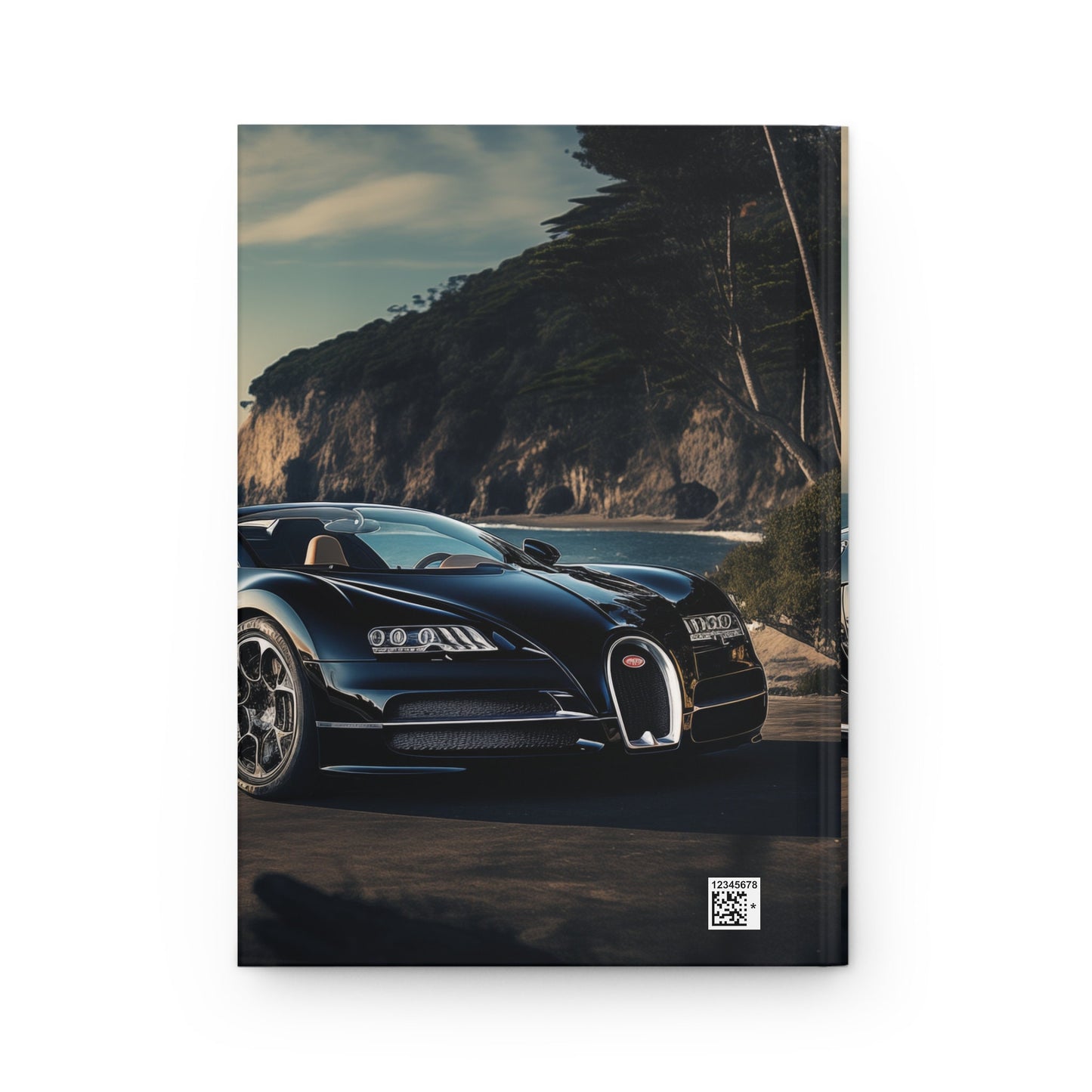 Hardcover Journal Matte, Bugatti Car Daily Diary, Homework Notepad, Everyday writing Journal, Designer notebook, Boss Ceo gift