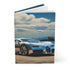 Hardcover Journal Matte, Silver chrome Bugatti car Notebook, Unique Stylish writing Journal, Personal Daily Diary, Young Teen Gift The Aurora Touch