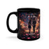 11oz Black Mug (a), Valentines personalized mug, Love inspired sweetheart couple design beverage cup great for partners The Aurora Touch