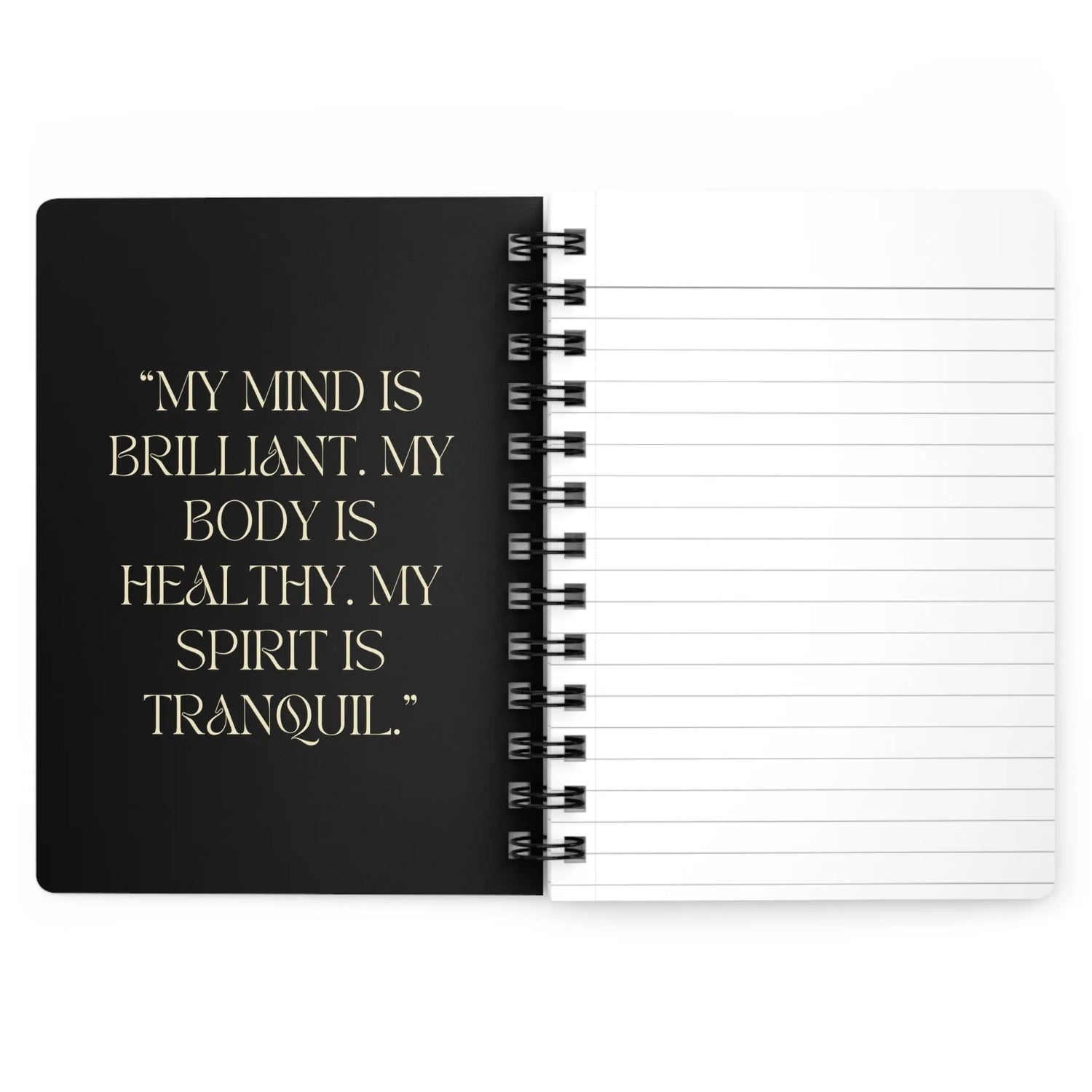 Spiral Bound Journal, Positive tarot personal daily meditation notebook writing diary journal for inspirational dream writing The Aurora Touch