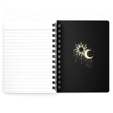 Spiral Bound Journal, Positive tarot personal daily meditation notebook writing diary journal for inspirational dream writing The Aurora Touch
