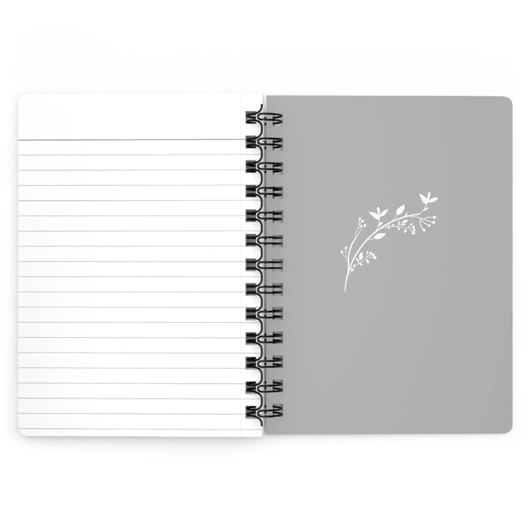 Spiral Bound Journal, Daily personal everyday mediation affirmation tracking nightly dream journal and classroom notebook The Aurora Touch
