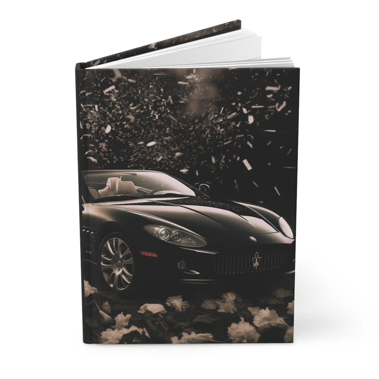 Hardcover Journal Matte, personal notebook, Designer Journal, Everyday Notebook, Daily Journal , Maserati Portrait, Daily Diary The Aurora Touch