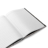 Hardcover Journal Matte, White Rolls Royce, Personal writing book, designer notebook,Daily Journal, Daily Dairy, Screenwriter Journal The Aurora Touch