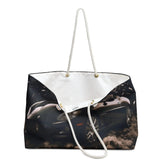 Ferrari Weekender Bag, Designer Carry On, Black Overnight Bag, Fancy Travel Bag, Roomy Duffel Bag, Special Designer Bag The Aurora Touch