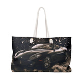 Ferrari Weekender Bag, Designer Carry On, Black Overnight Bag, Fancy Travel Bag, Roomy Duffel Bag, Special Designer Bag The Aurora Touch