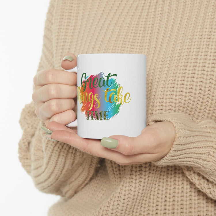 Ceramic Mug 11oz, Inspirational message Mug, Positive sublimation gift, Trendy Coffee Mug, Positive Kitchenware, College Student gift