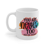 Ceramic Mug 11oz, Postive Sublimation Mug, Great Student Gift, Encouraging Coffee Mug, Love & Friendship Mug, Healthy Mind items
