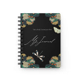 Spiral Bound Journal, Personal Daily Journal, Beautiful Design Spiral Notebook, Daily Meditation Diary, Stylish Sturdy notebook The Aurora Touch