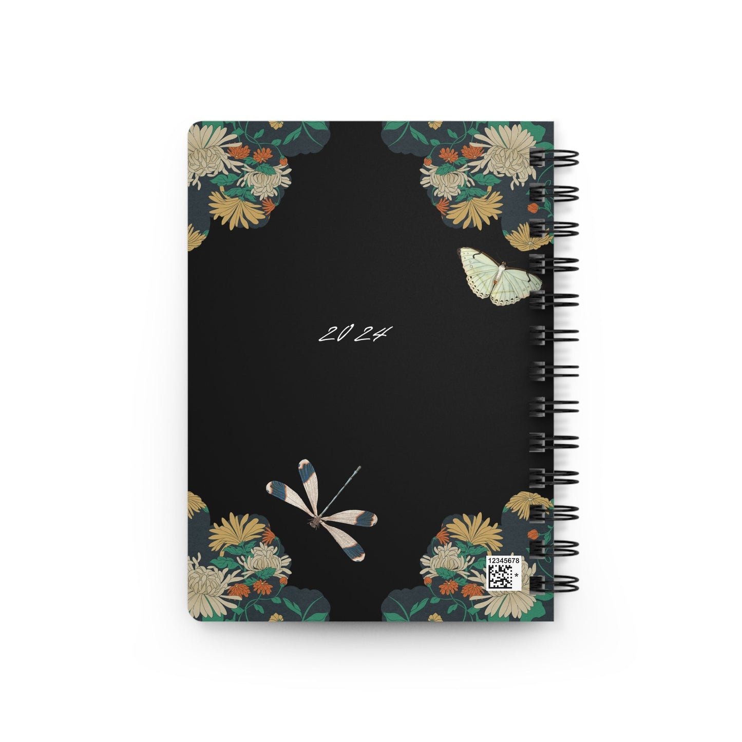 Spiral Bound Journal, Personal Daily Journal, Beautiful Design Spiral Notebook, Daily Meditation Diary, Stylish Sturdy notebook