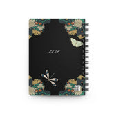 Spiral Bound Journal, Personal Daily Journal, Beautiful Design Spiral Notebook, Daily Meditation Diary, Stylish Sturdy notebook The Aurora Touch