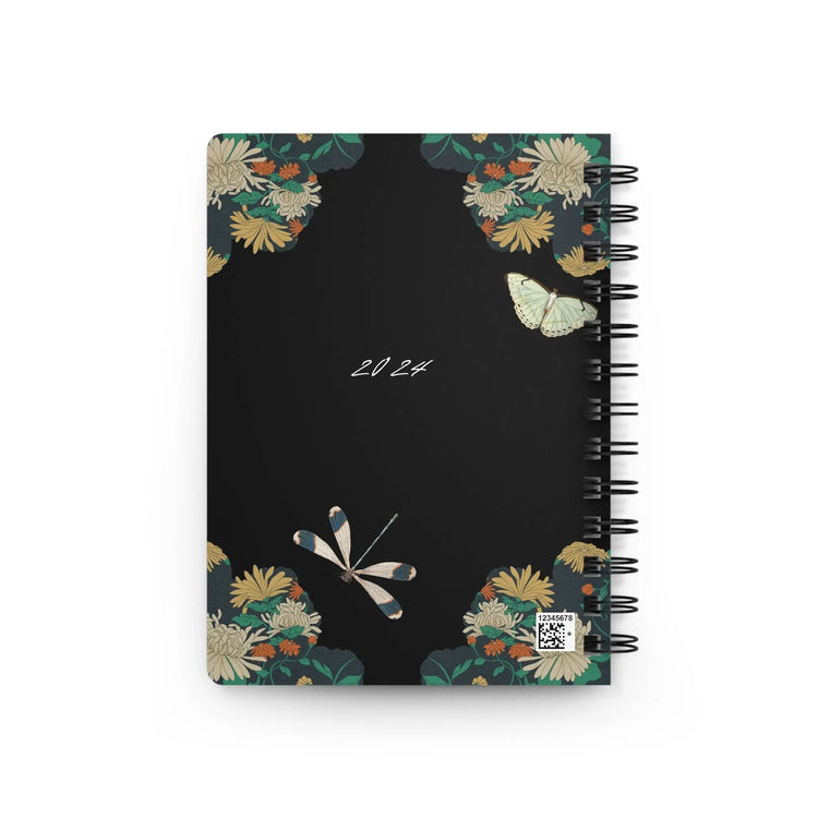 Spiral Bound Journal, Personal Daily Journal, Beautiful Design Spiral Notebook, Daily Meditation Diary, Stylish Sturdy notebook The Aurora Touch