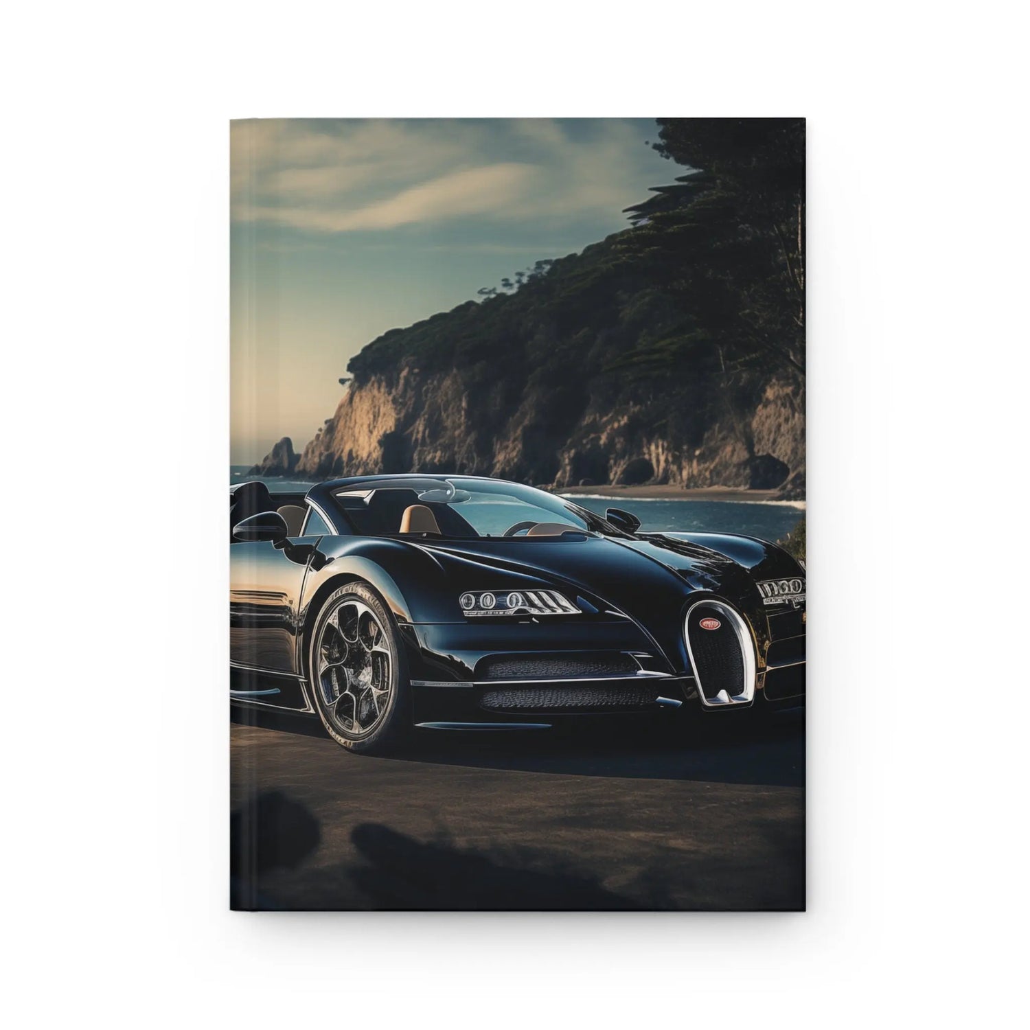 Hardcover Journal Matte, Bugatti Car Daily Diary, Homework Notepad, Everyday writing Journal, Designer notebook, Boss Ceo gift The Aurora Touch