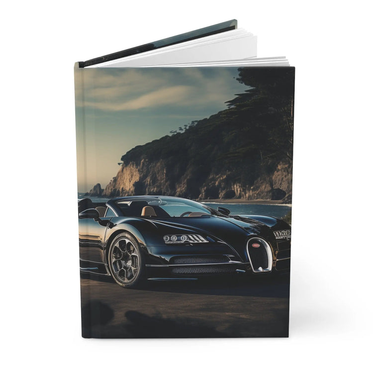 Hardcover Journal Matte, Bugatti Car Daily Diary, Homework Notepad, Everyday writing Journal, Designer notebook, Boss Ceo gift The Aurora Touch