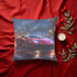 Spun Polyester Square Pillow, personalized red Lamborghini designer modern home living area teen room throw accent pillow The Aurora Touch