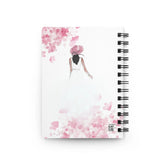 Spiral Bound Journal, pretty pink daily journal, Diary of the Day, Thoughtful writing book, Daily Inspirations, Affirmation Journal The Aurora Touch