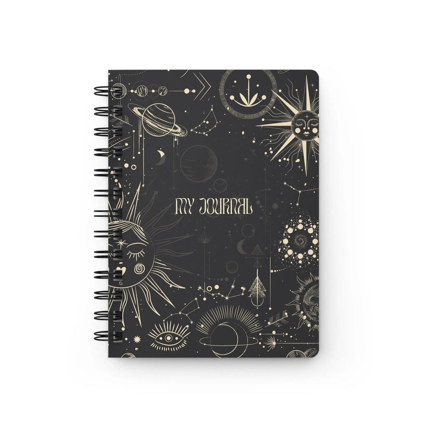 Spiral Bound Journal, Positive tarot personal daily meditation notebook writing diary journal for inspirational dream writing The Aurora Touch