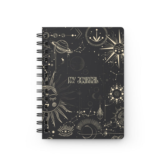 Spiral Bound Journal, Positive tarot personal daily meditation notebook writing diary journal for inspirational dream writing