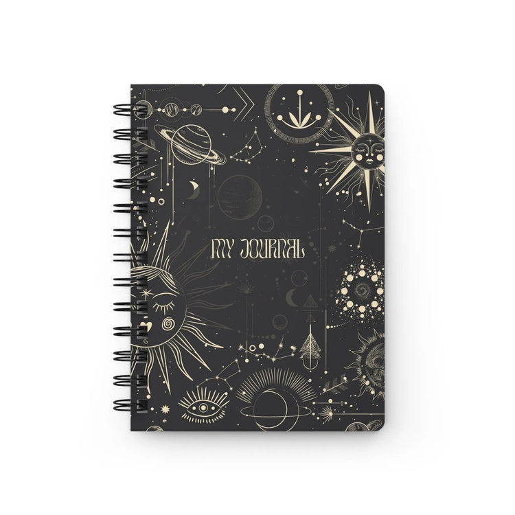 Spiral Bound Journal, Positive tarot personal daily meditation notebook writing diary journal for inspirational dream writing The Aurora Touch
