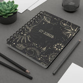 Spiral Bound Journal, Positive tarot personal daily meditation notebook writing diary journal for inspirational dream writing The Aurora Touch
