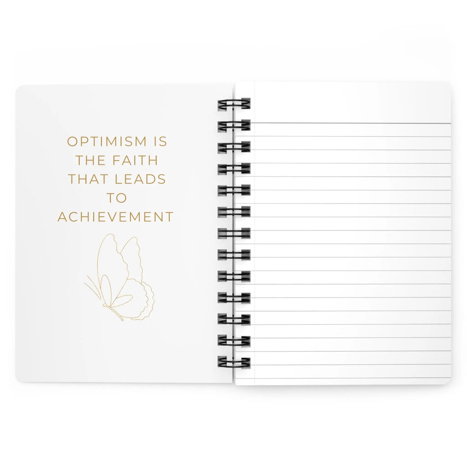 Spiral Bound Journal, personalized daily journal, Blue and Gold notebook, Affirmation notepad, Nightly dream Journal, Daily diary The Aurora Touch