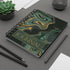 Spiral Bound Journal, Beautiful stylish gratitude meditation marble green everyday tracking designer notepad notebook dairy thoughtful gift The Aurora Touch