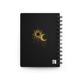 Spiral Bound Journal, Tarot Journal, Daily affirmation journal, SpellBinding Journal, Black Spiral Notebook, witch journal, Recipe book The Aurora Touch