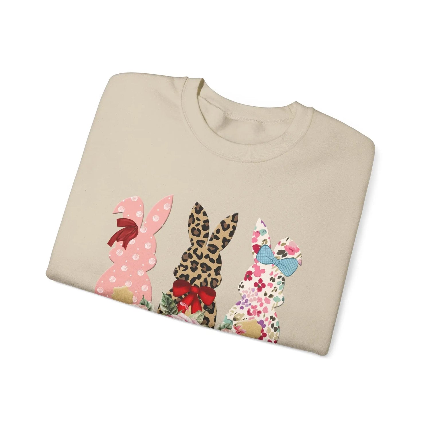 Unisex Heavy Blend™ Crewneck Sweatshirt, Happy easter Sweatshirt, cozy stylish sweater, Holiday Bunny fun, Casual Festive Wear