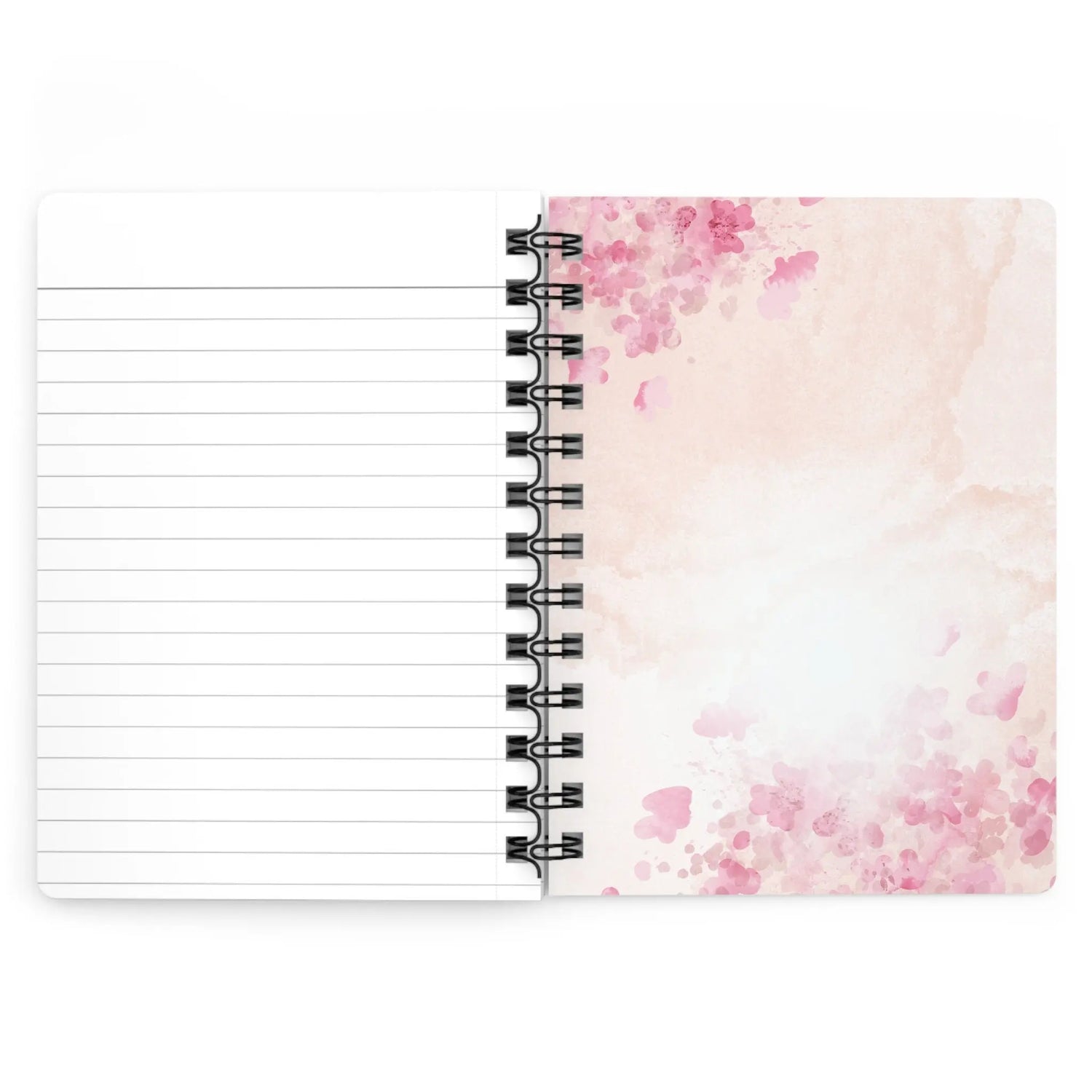 Spiral Bound Journal, pretty pink daily journal, Diary of the Day, Thoughtful writing book, Daily Inspirations, Affirmation Journal The Aurora Touch