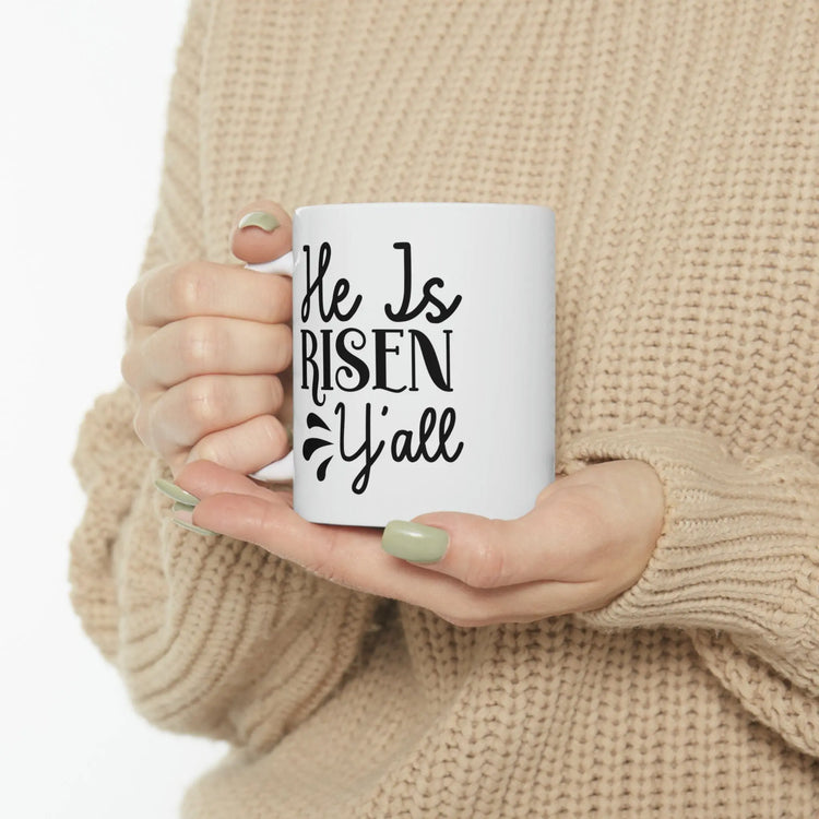Ceramic Mug, 11oz, Easter Sunday Coffee Mug, Christian Theme Mug, Sunday School Teacher Mug, Christian Pastor gift