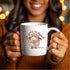 Ceramic Mug, 11oz, Lord is my Shepard bible verse affirmation Christian faith empowering inspiring coffee tea hot chocolate cup decor The Aurora Touch