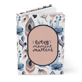 Hardcover Journal Matte, Everyday inspirational classroom office home writing personal life goal aspirations notebook daily life diary The Aurora Touch