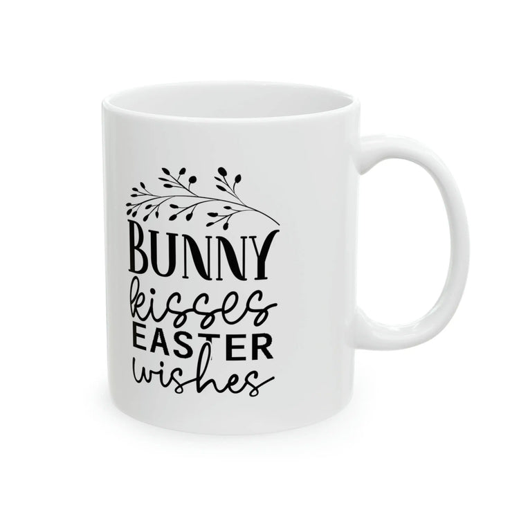 Ceramic Mug, 11oz, Easter Bunny Minimilist coffee mug, Springtime Festive Mug, simple sweet tea cup, great home decor