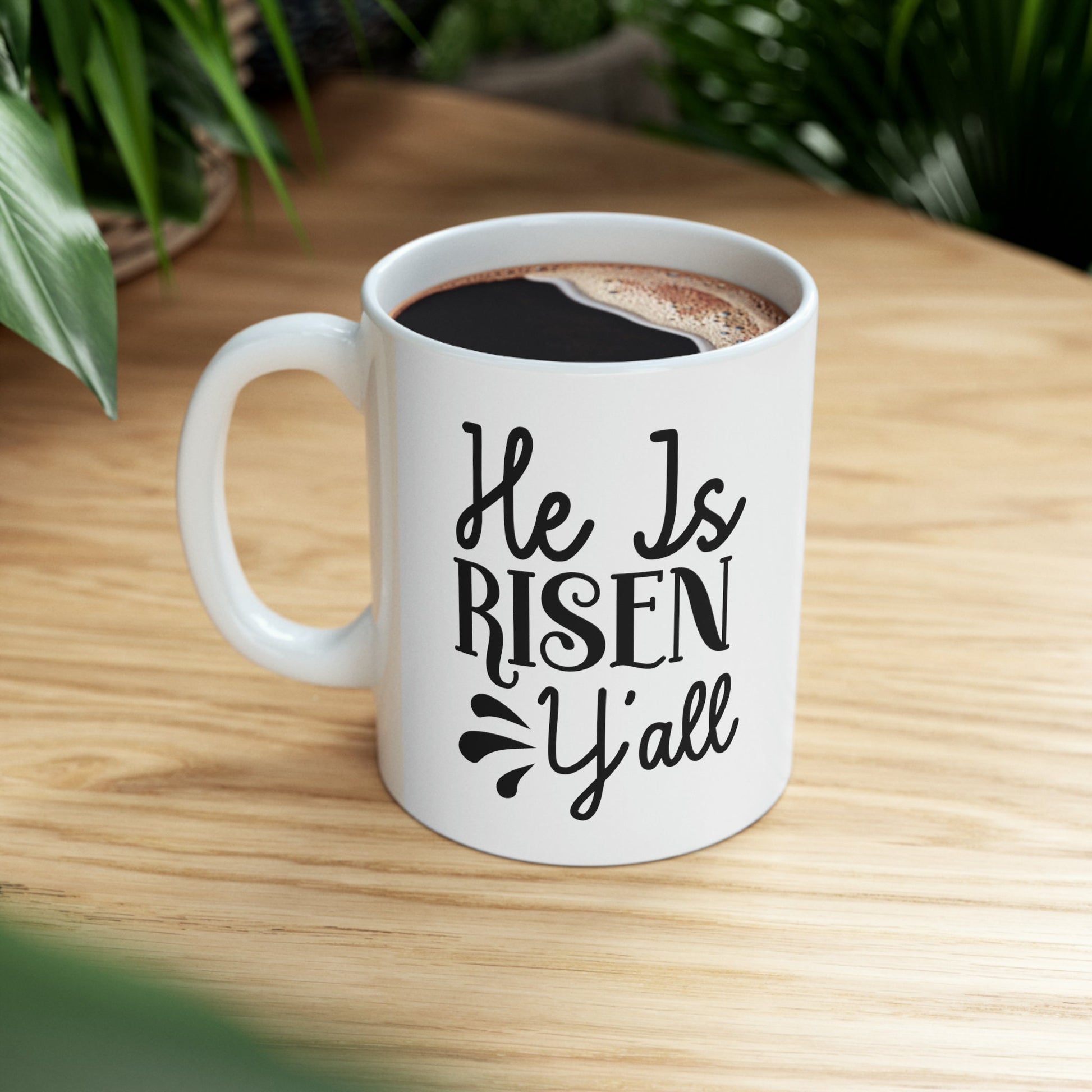 Ceramic Mug, 11oz, Easter Sunday Coffee Mug, Christian Theme Mug, Sunday School Teacher Mug, Christian Pastor gift