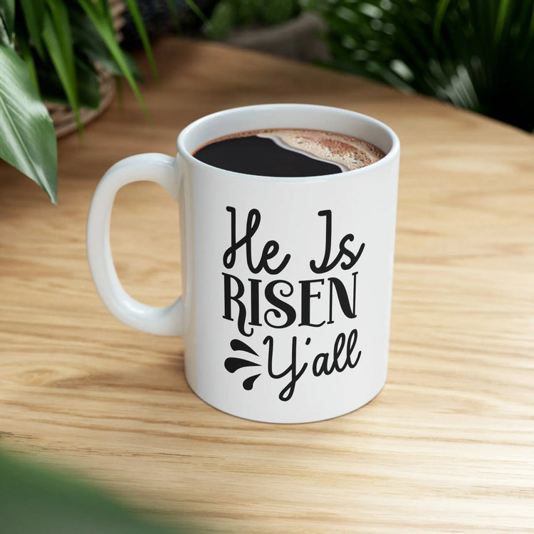 Ceramic Mug, 11oz, Easter Sunday Coffee Mug, Christian Theme Mug, Sunday School Teacher Mug, Christian Pastor gift
