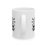 Ceramic Mug, (11oz, 15oz), Funny chaos humorous saying everyday office Coffee tea silly gift drinking cup