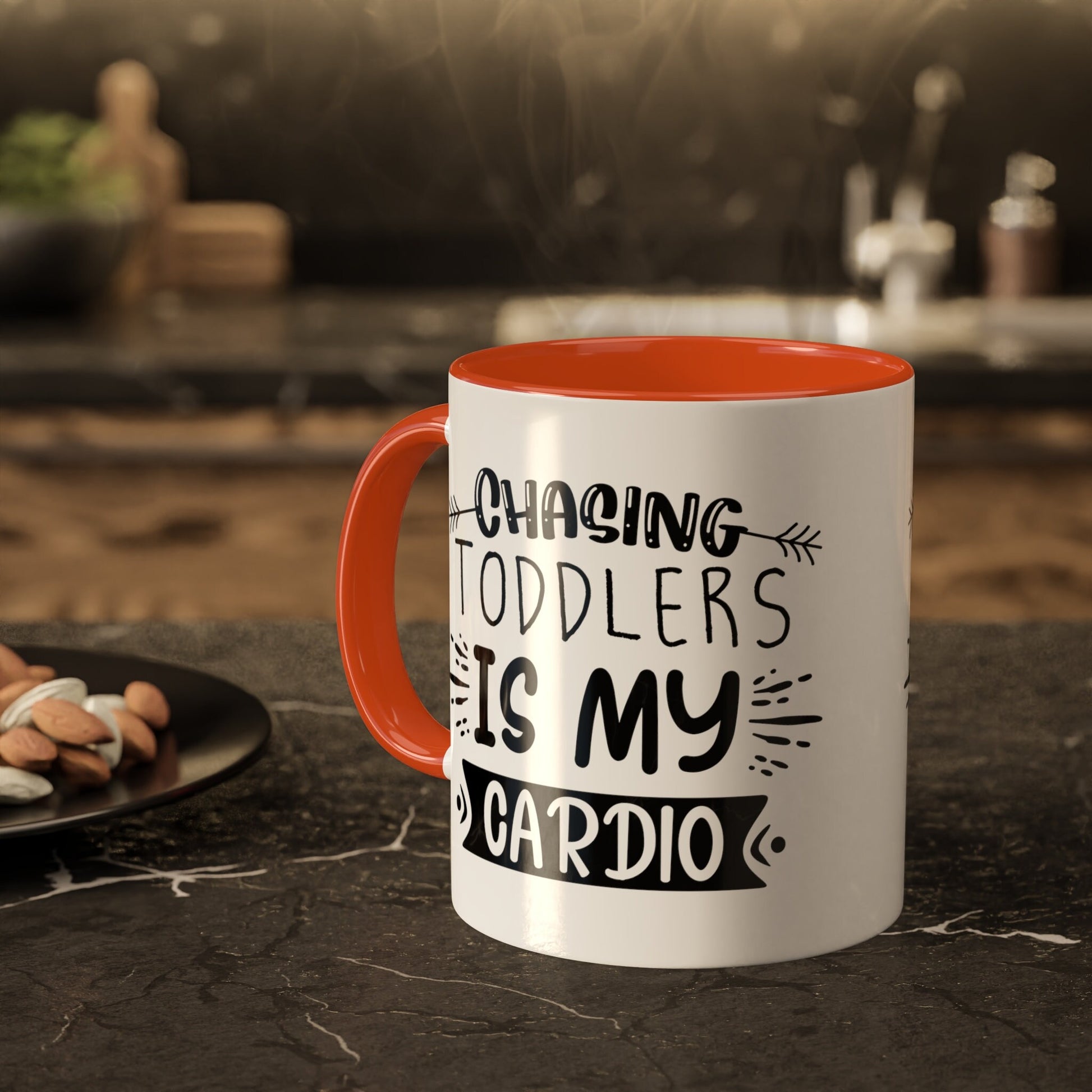 Colorful Mugs, 11oz Funny multicolor baby Mamma sarcastic coffee tea hot beverage kitchen decor silly cup for Mom