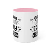 Colorful Mugs, 11oz Funny multicolor baby Mamma sarcastic coffee tea hot beverage kitchen decor silly cup for Mom