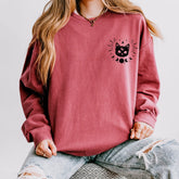 Celestial Lightweight Crewneck Sweatshirt, Mystical Art Long Sleeve Shirt, Psychic Realm Sweatshirt, Women&