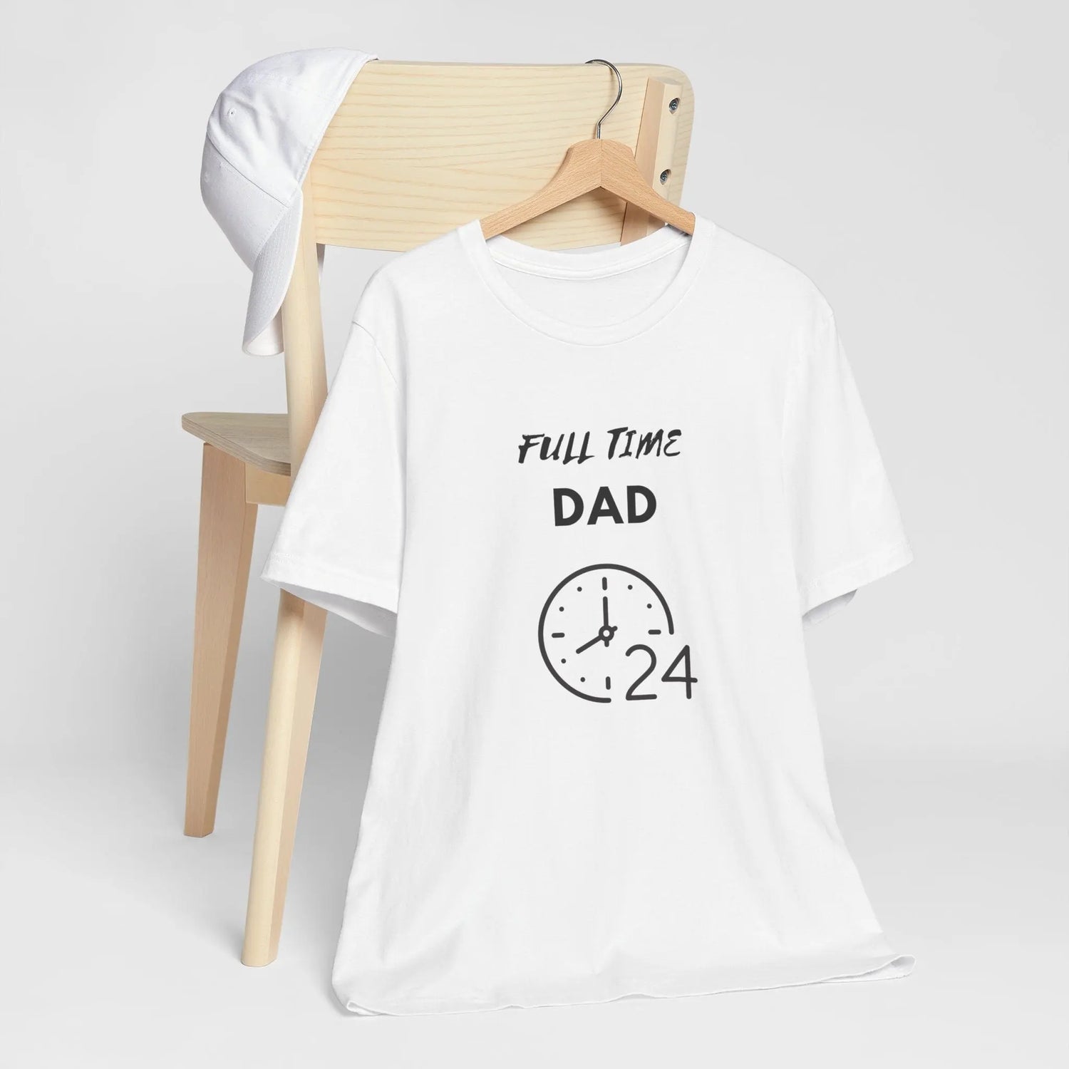 Full time Dad Jersey Short Sleeve Fathers Day Christmas holiday gift hard working thoughtful great papa shirt