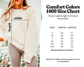 Unisex Lightweight Crewneck Sweatshirt, Sun Moon Tarot soft cozy casual everyday jeans celestial psychic realm inspired jean sweatshirt