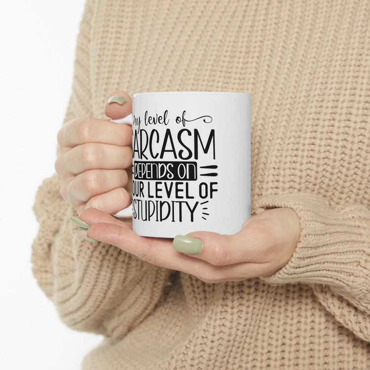 Ceramic Mug, (11oz, 15oz), Humorous silly coffee tea hot chocolate everyday mug, office employee funny gift item, silly Novelty gift The Aurora Touch
