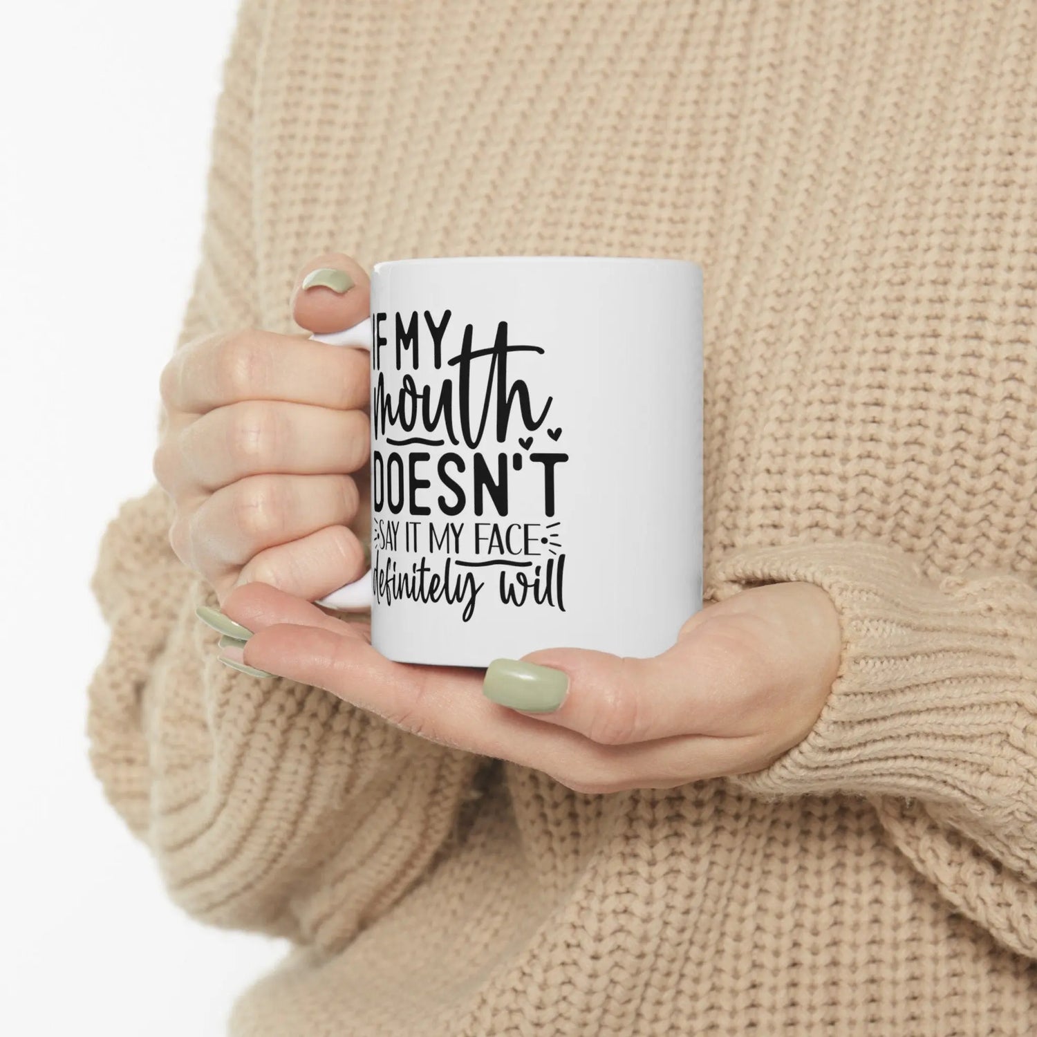 Ceramic Mug, (11oz, 15oz), Sarcastic Fun Coffee Tea Mug, Everyday Silly office kitchen mug, Funny humorous gift item for friend The Aurora Touch