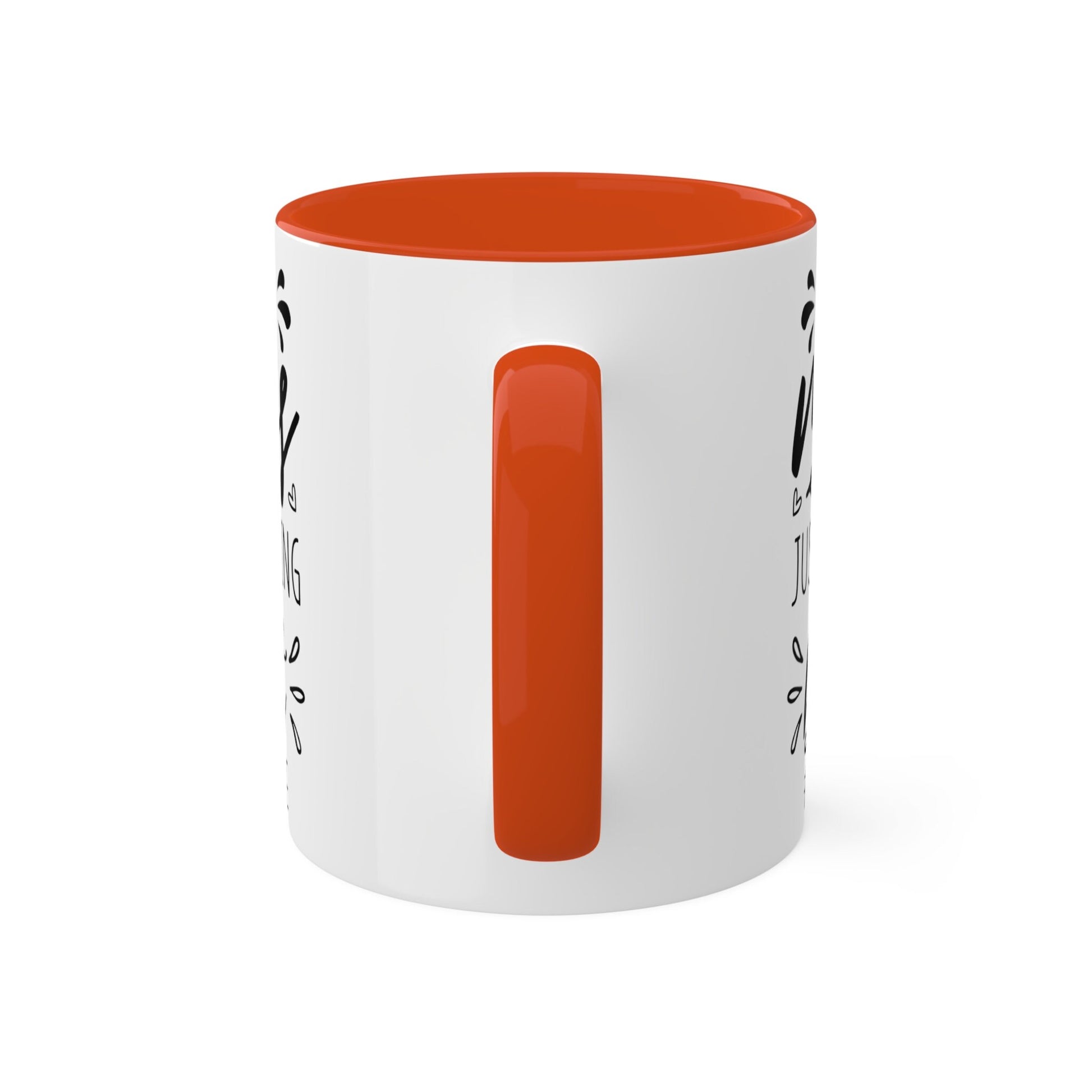 Colorful Mugs, 11oz, Humorous Hot mess Mom Life saying casual 2 tone coffee tea hot cocoa novelty funny cup great gift